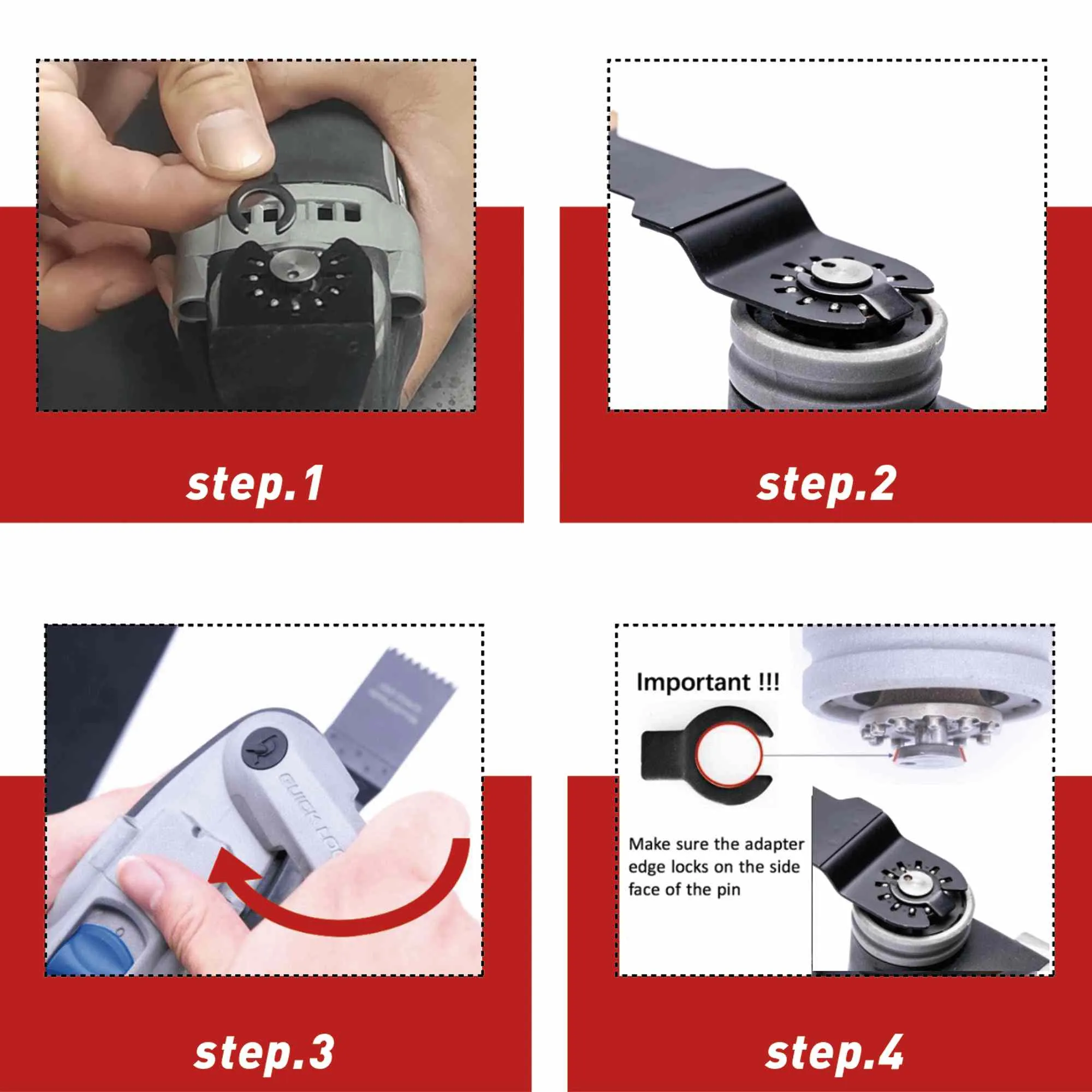 1-1/4 in. Arc Edge Bi-Mteal Oscillating Multitool Blades For General Purpose,OlB33C