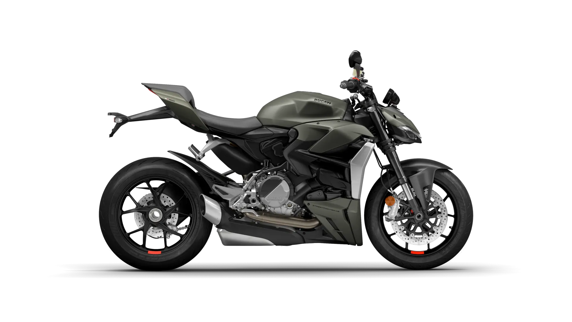 2024 Ducati Streetfighter V2 Storm Green