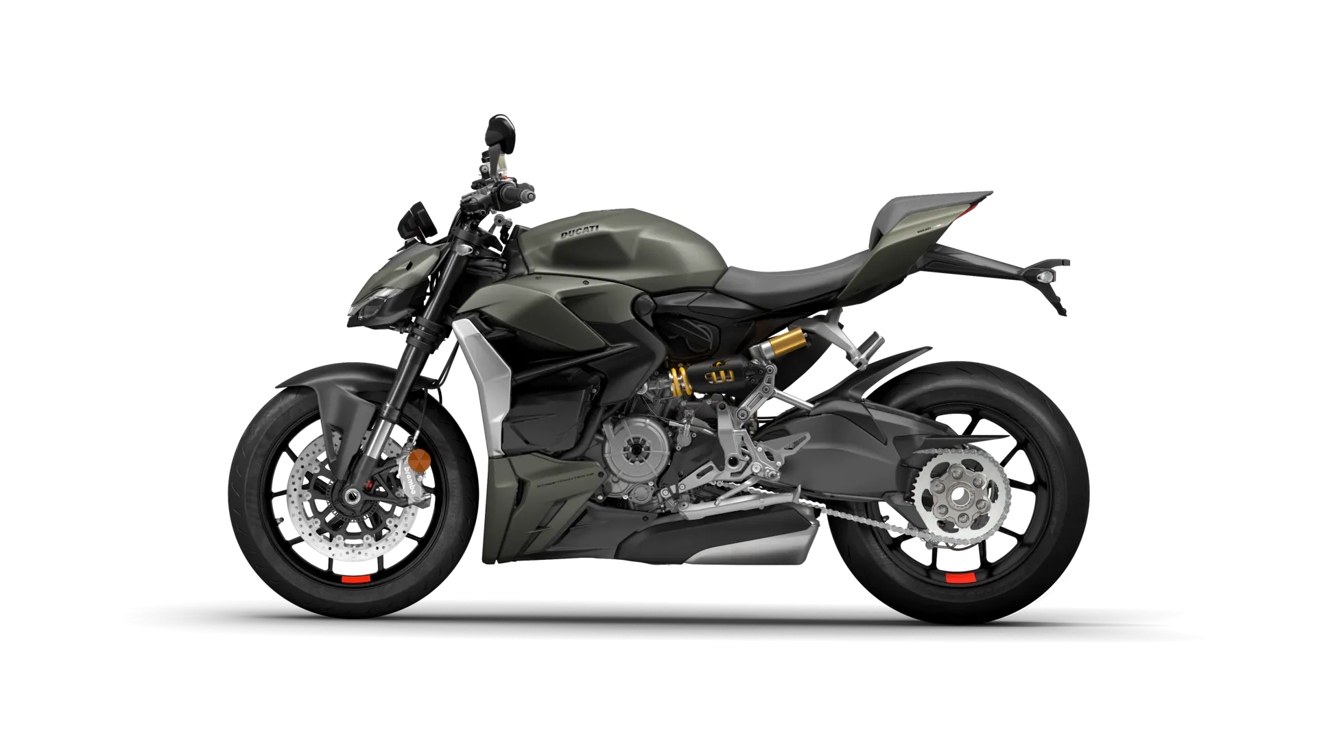 2024 Ducati Streetfighter V2 Storm Green