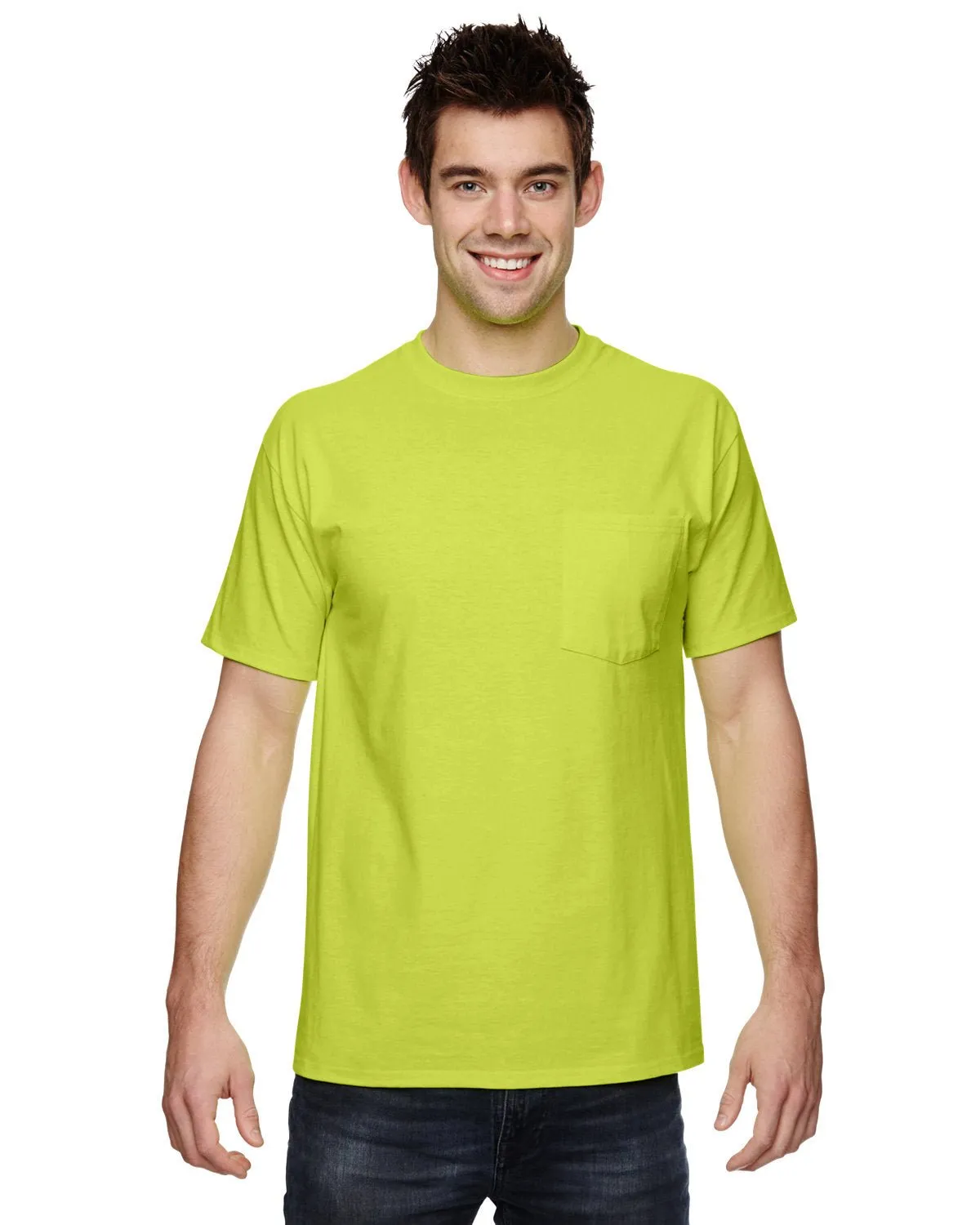 3931P-Fruit of the Loom-SAFETY GREEN