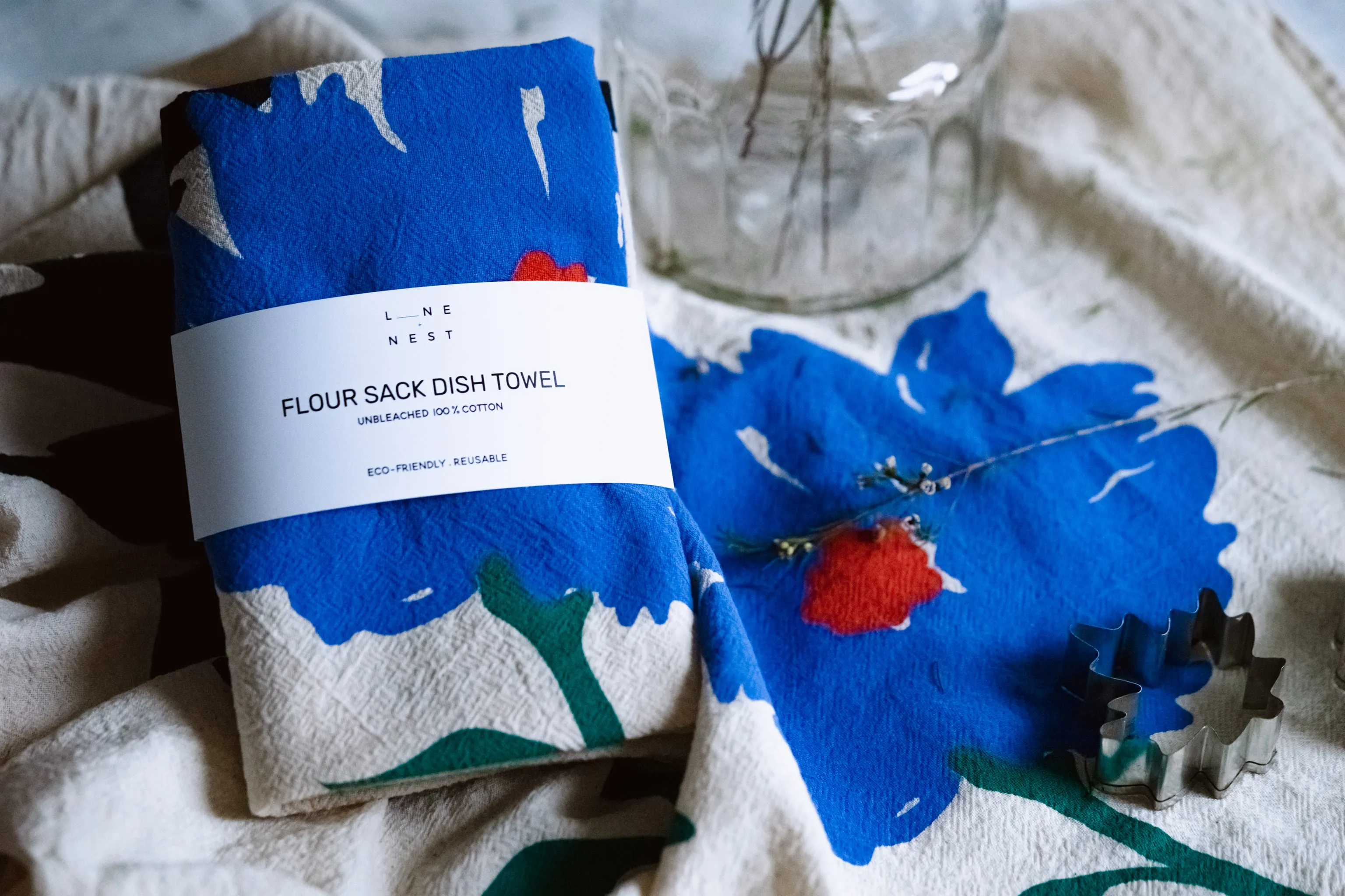 Abstract Flour Sack Dish Towel