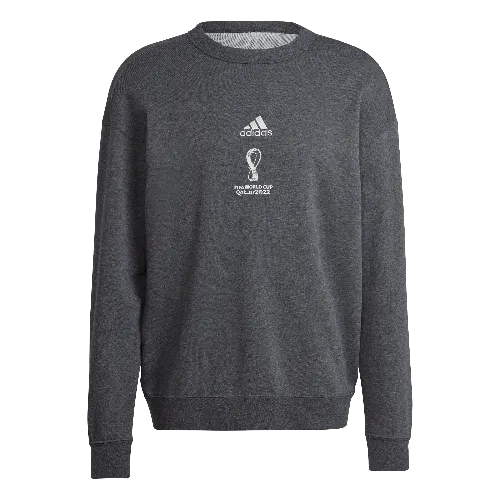 Adidas Men's World Cup 2022 Emblem Crew Sweat Shirt