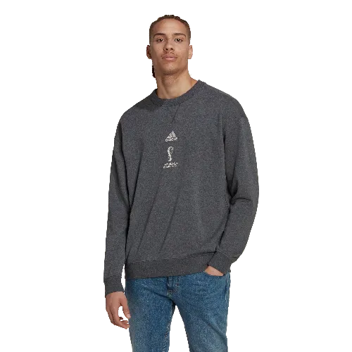 Adidas Men's World Cup 2022 Emblem Crew Sweat Shirt