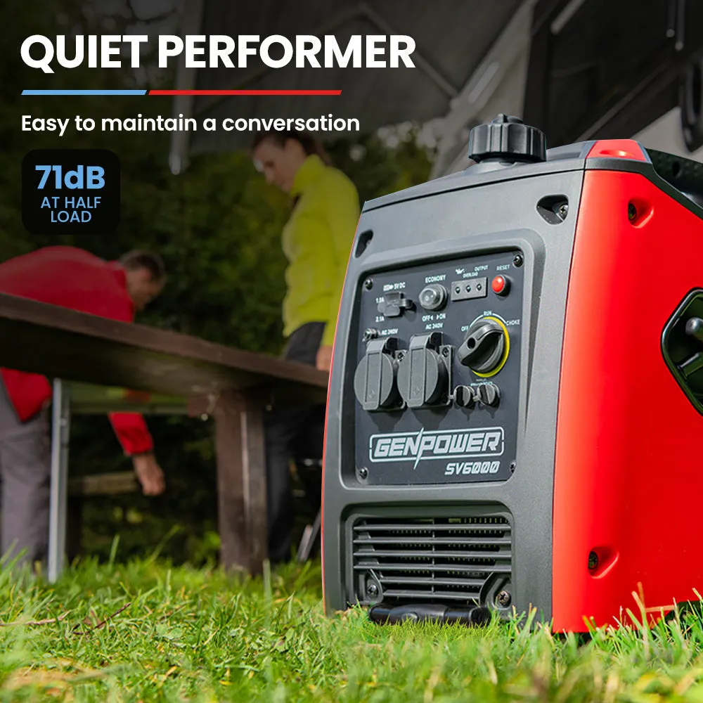 Advanced 3.5kW Inverter Generator, 4-Stroke Engine, Genpower