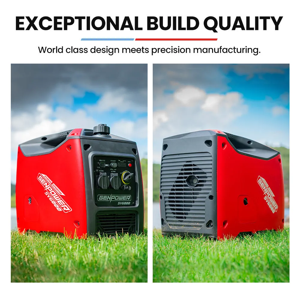 Advanced 3.5kW Inverter Generator, 4-Stroke Engine, Genpower