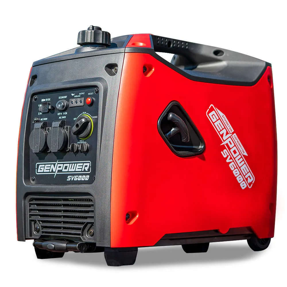 Advanced 3.5kW Inverter Generator, 4-Stroke Engine, Genpower