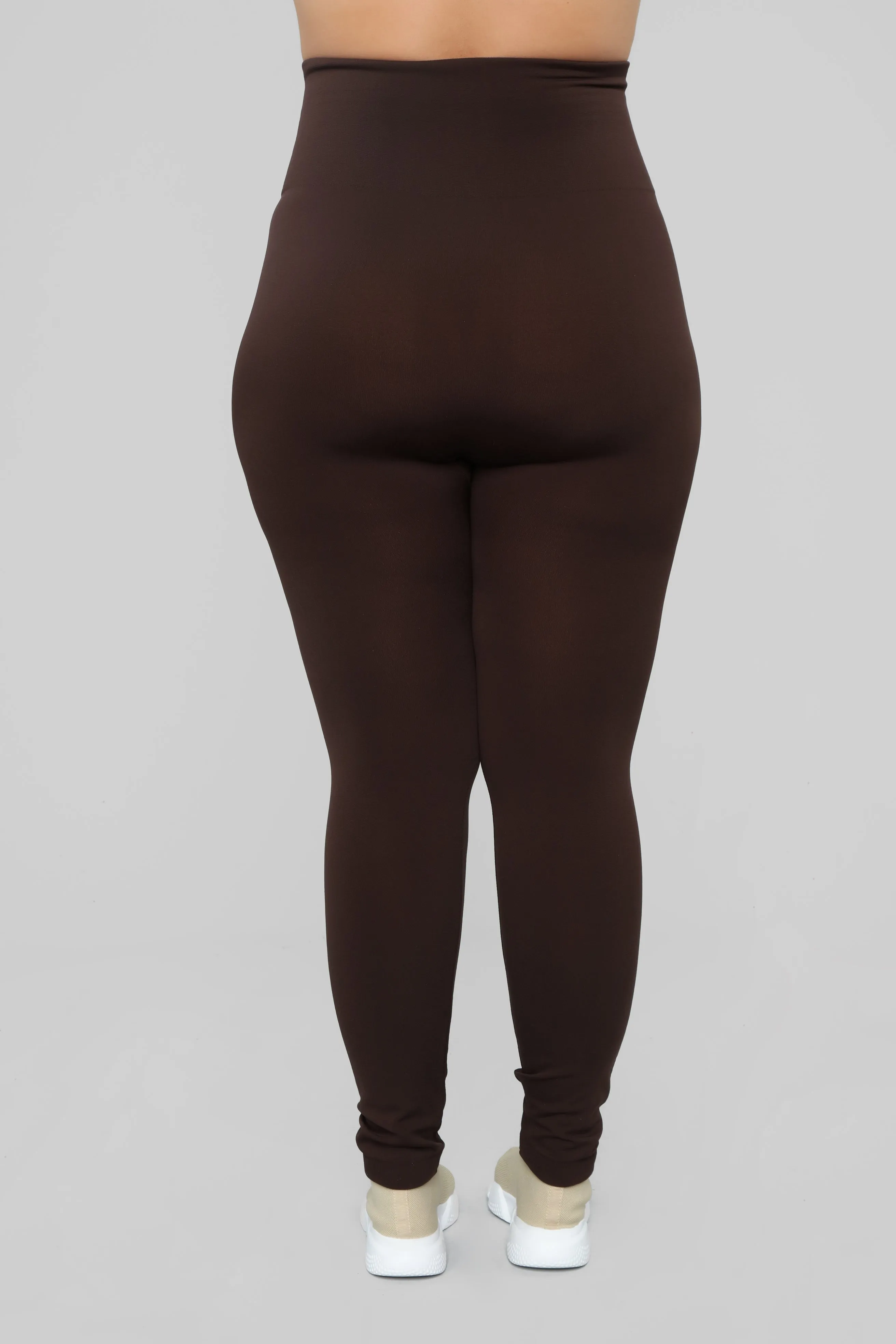 Basically It High Rise Leggings - Chocolate