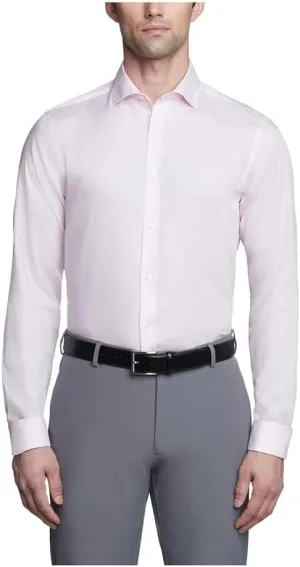 Calvin Klein Men's Slim Fit Non Iron Solid French Cuff Dress Shirt - Amazon Exclusive