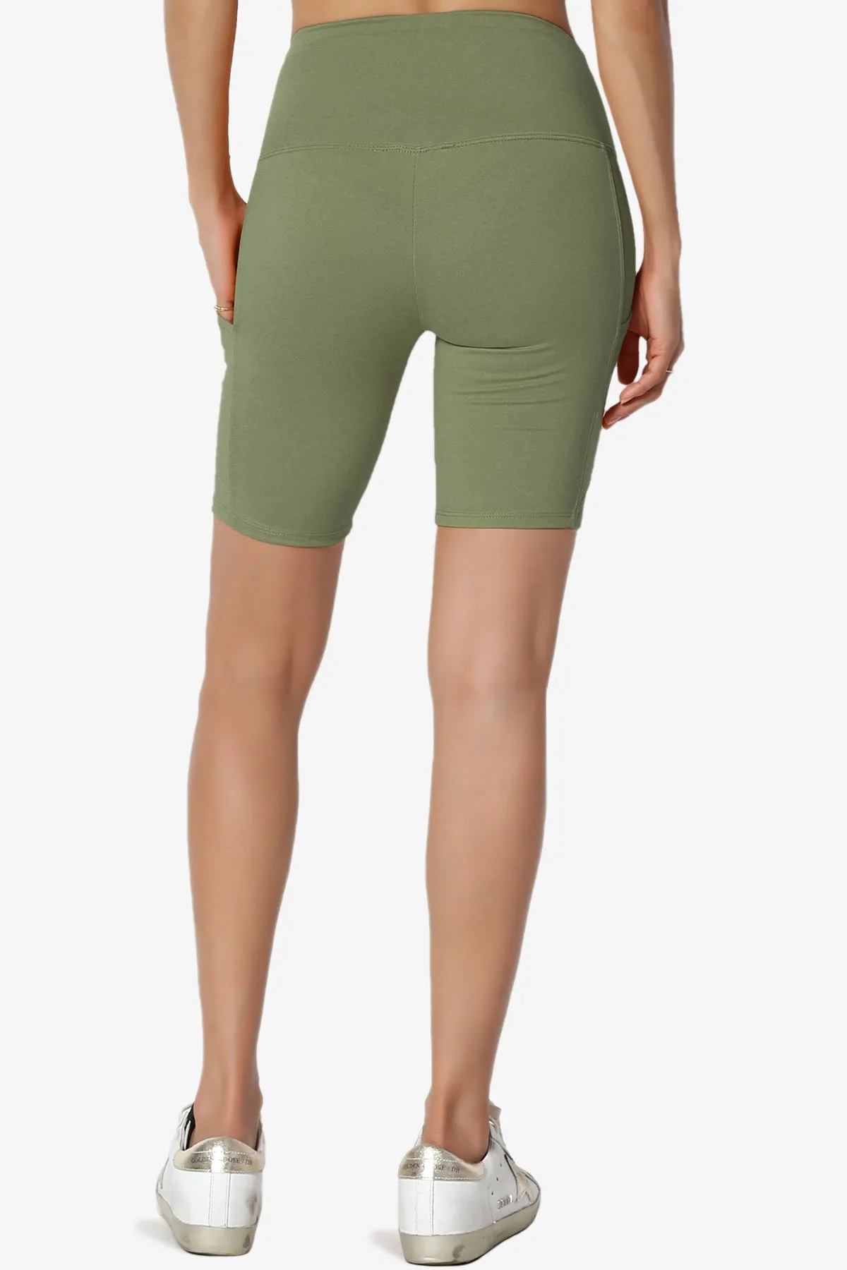 Catia Microfiber Pocket Biker Short Leggings