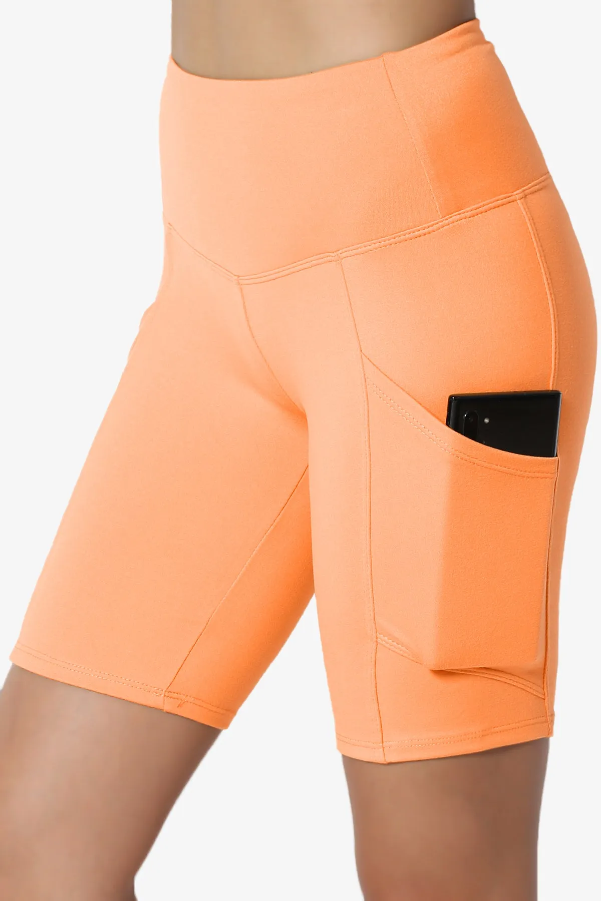 Catia Microfiber Pocket Biker Short Leggings