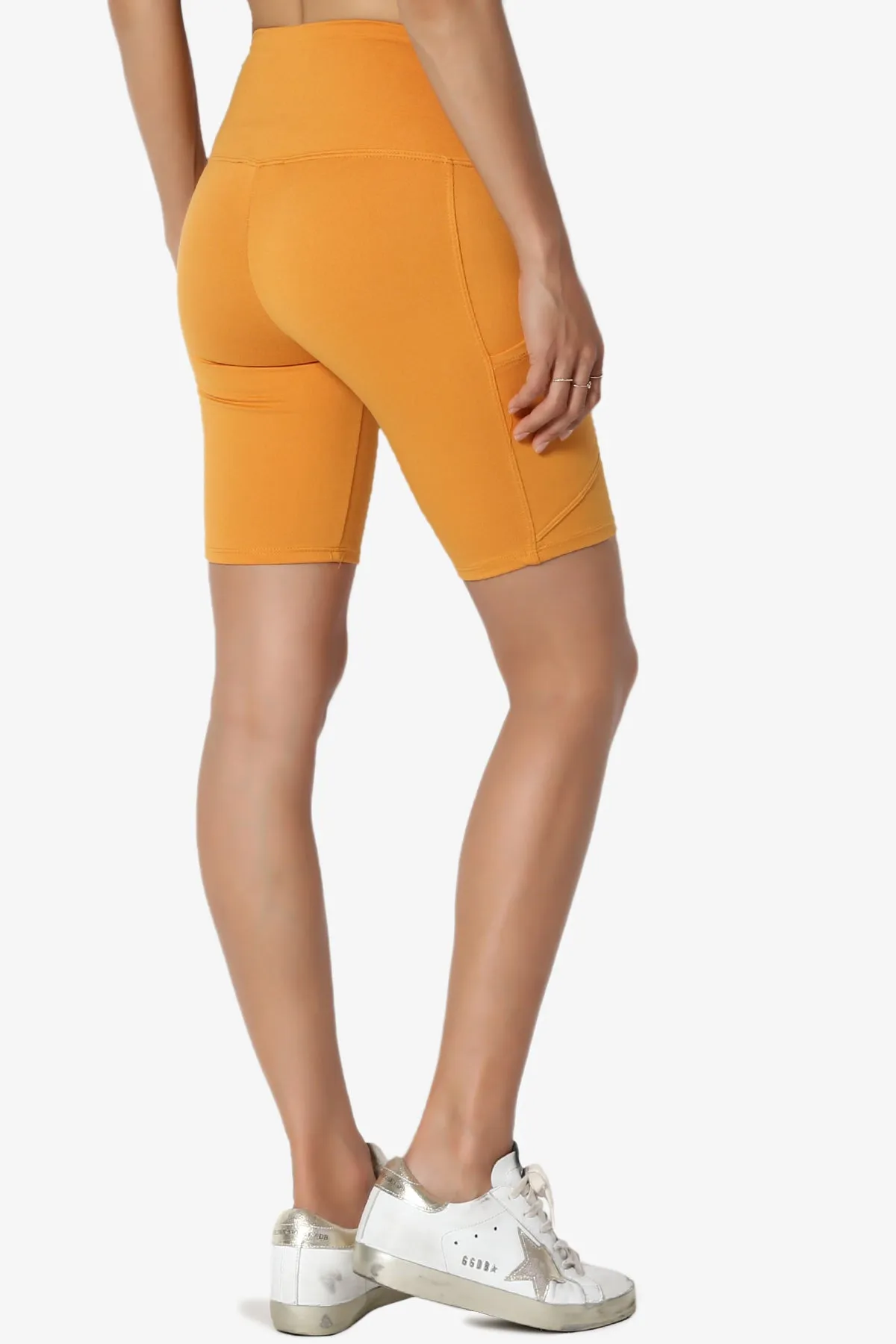 Catia Microfiber Pocket Biker Short Leggings