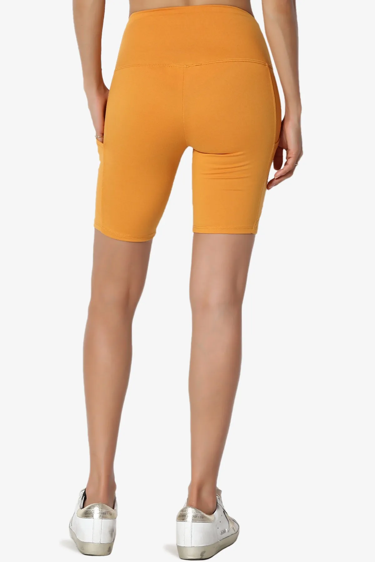Catia Microfiber Pocket Biker Short Leggings