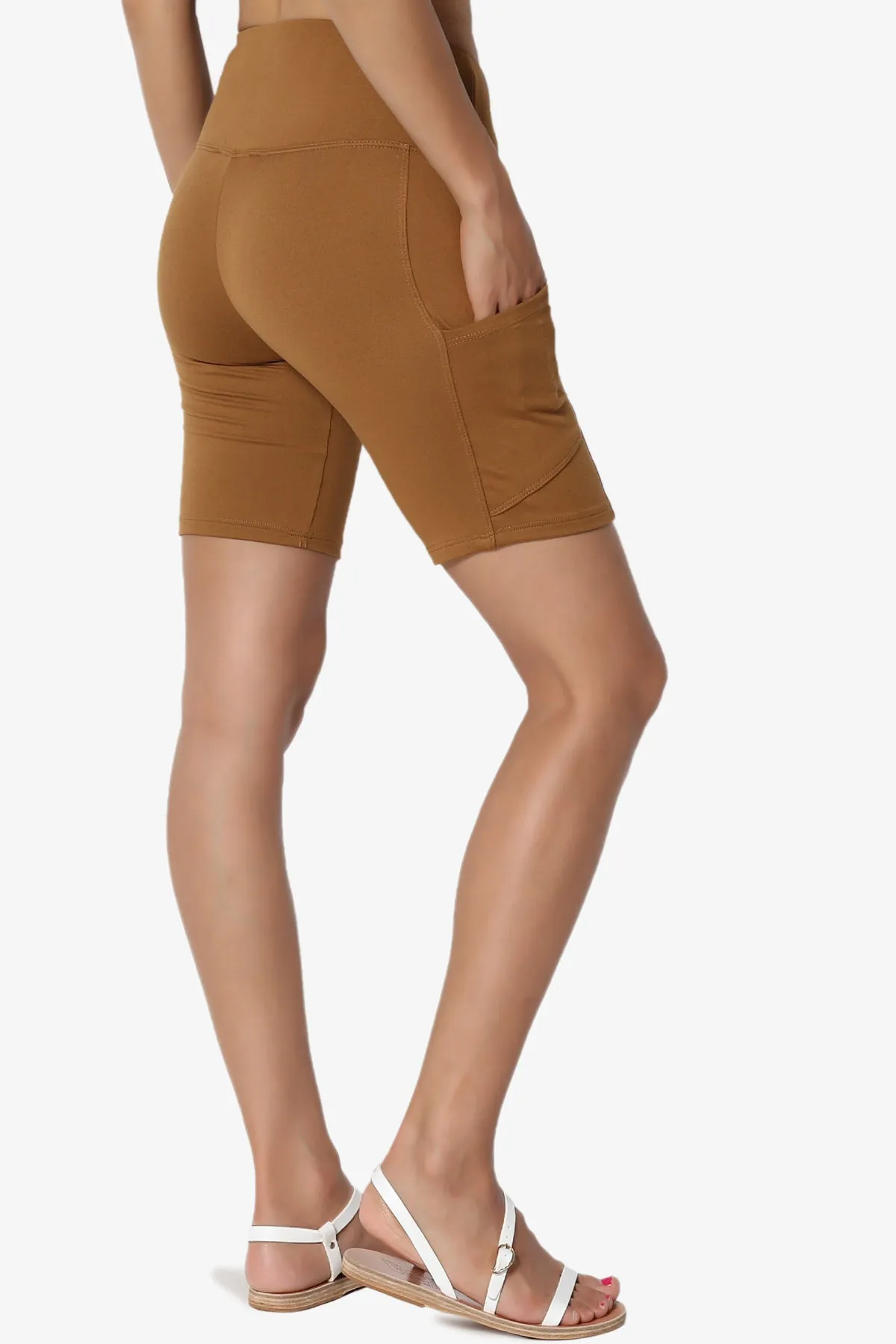 Catia Microfiber Pocket Biker Short Leggings