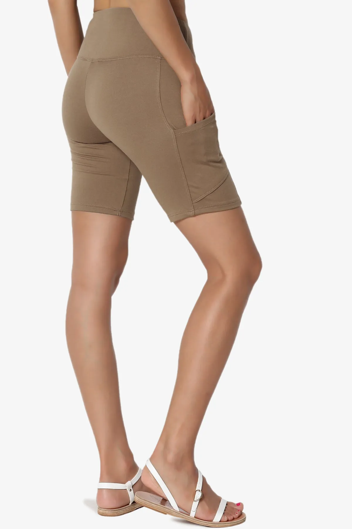 Catia Microfiber Pocket Biker Short Leggings