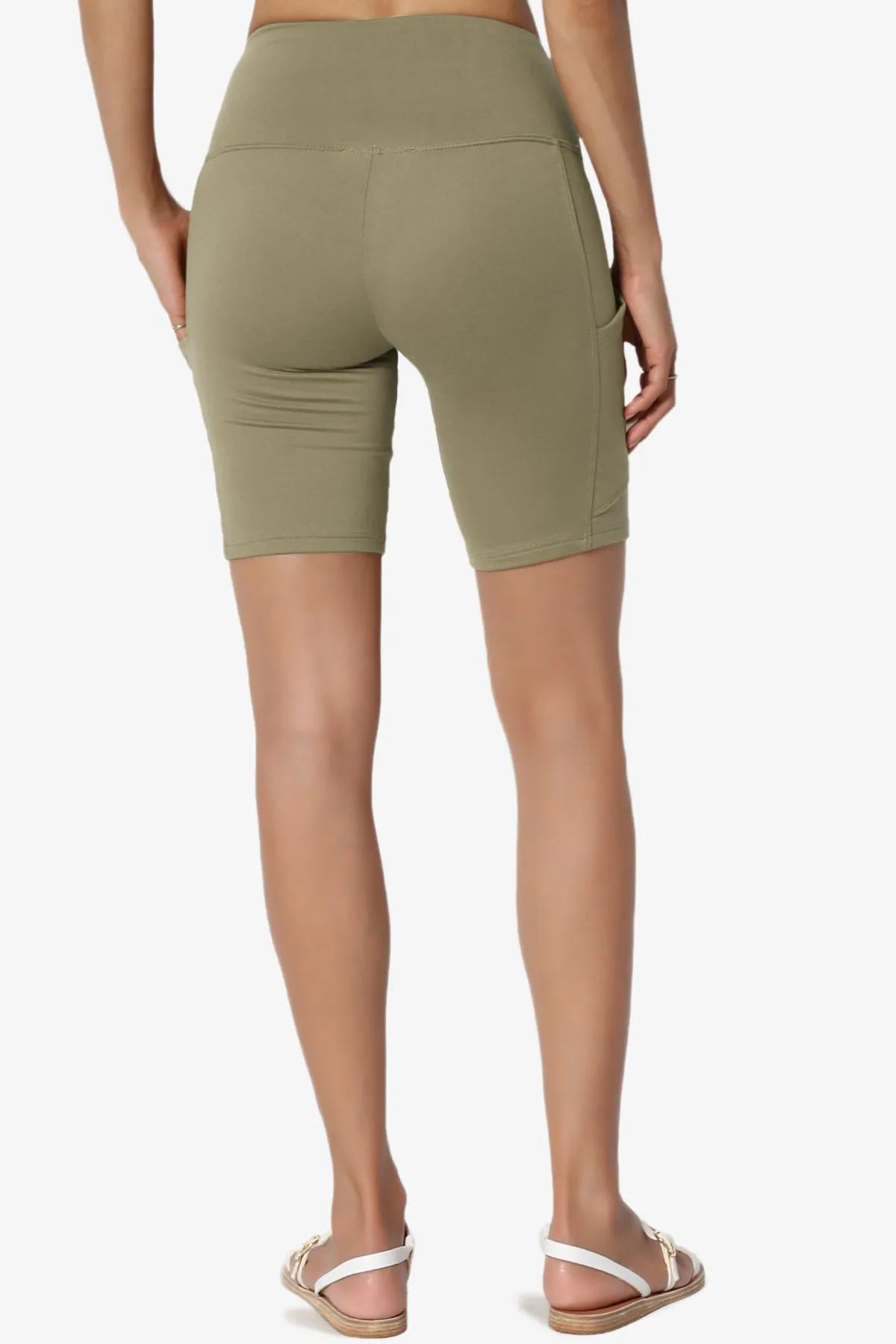 Catia Microfiber Pocket Biker Short Leggings