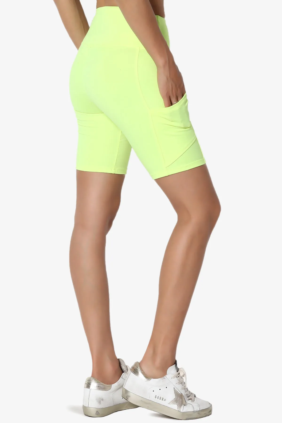 Catia Microfiber Pocket Biker Short Leggings