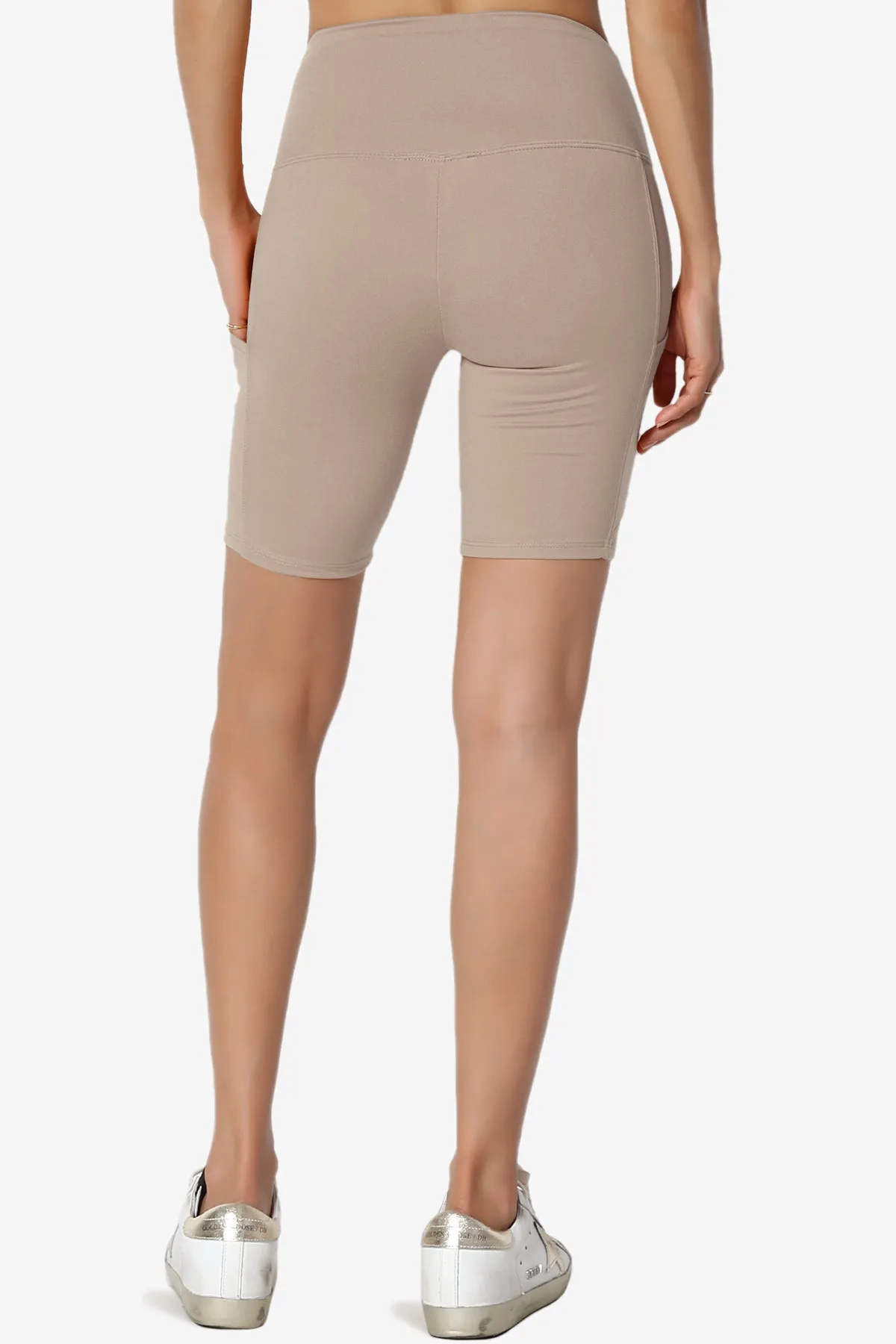 Catia Microfiber Pocket Biker Short Leggings
