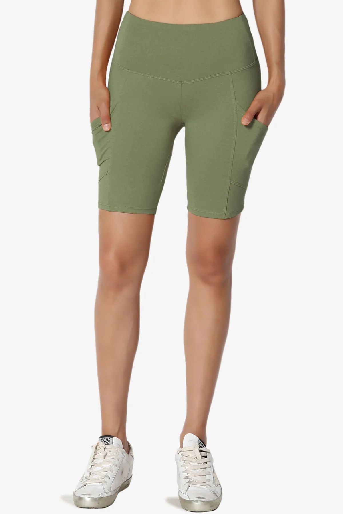 Catia Microfiber Pocket Biker Short Leggings