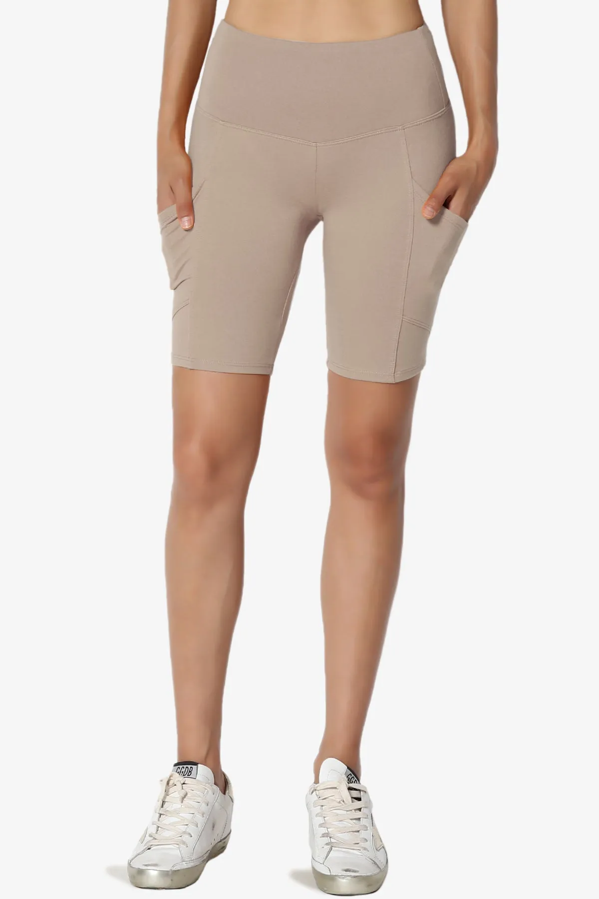 Catia Microfiber Pocket Biker Short Leggings