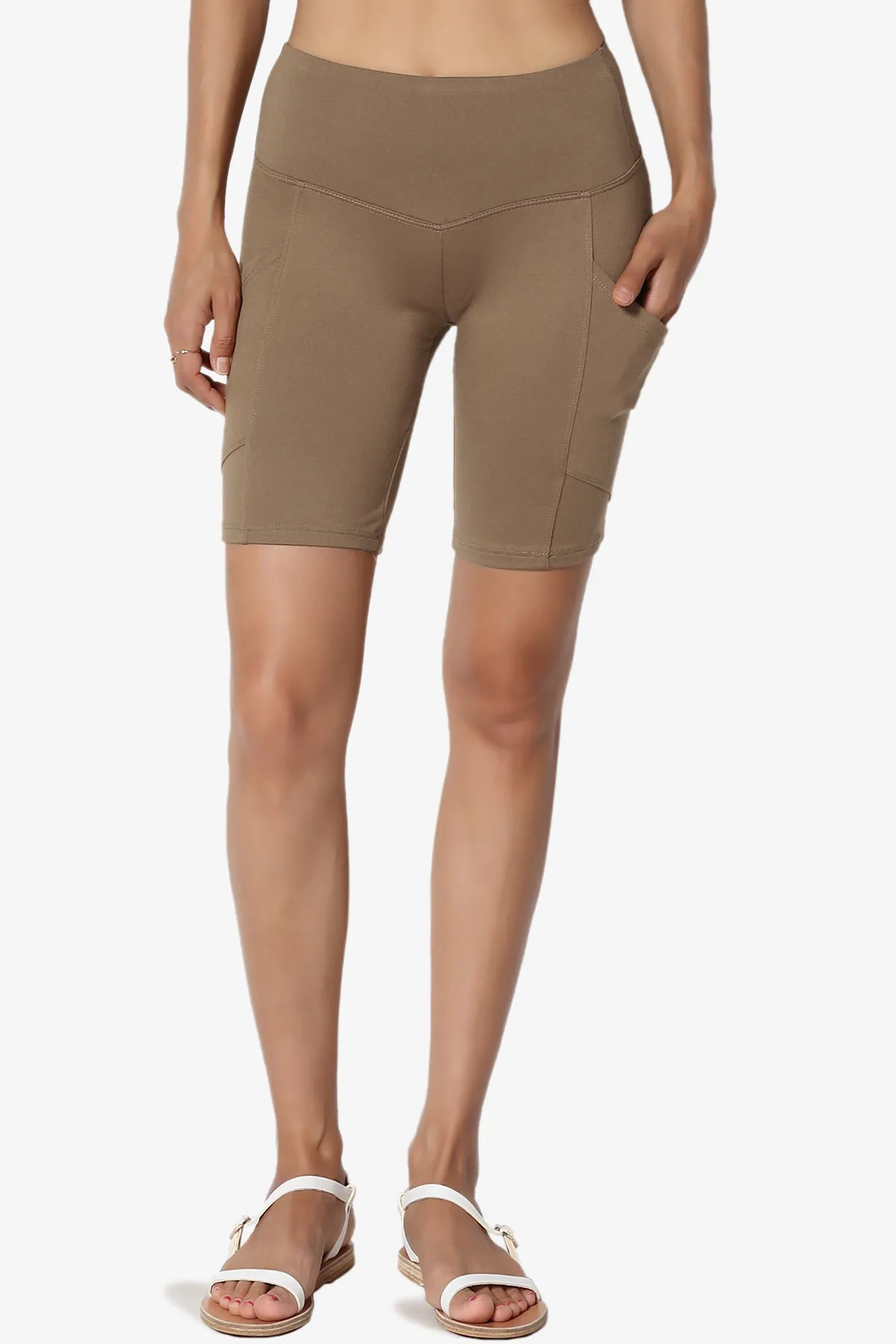 Catia Microfiber Pocket Biker Short Leggings