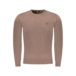 Cavalli Class Brown Polyester Sweater
