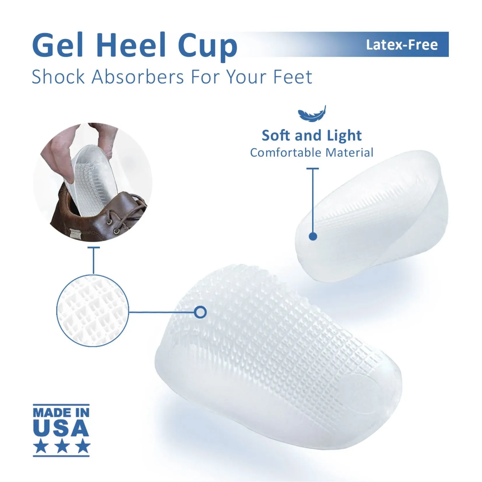 Classic Gel Heel Cups - Tuli's (1)