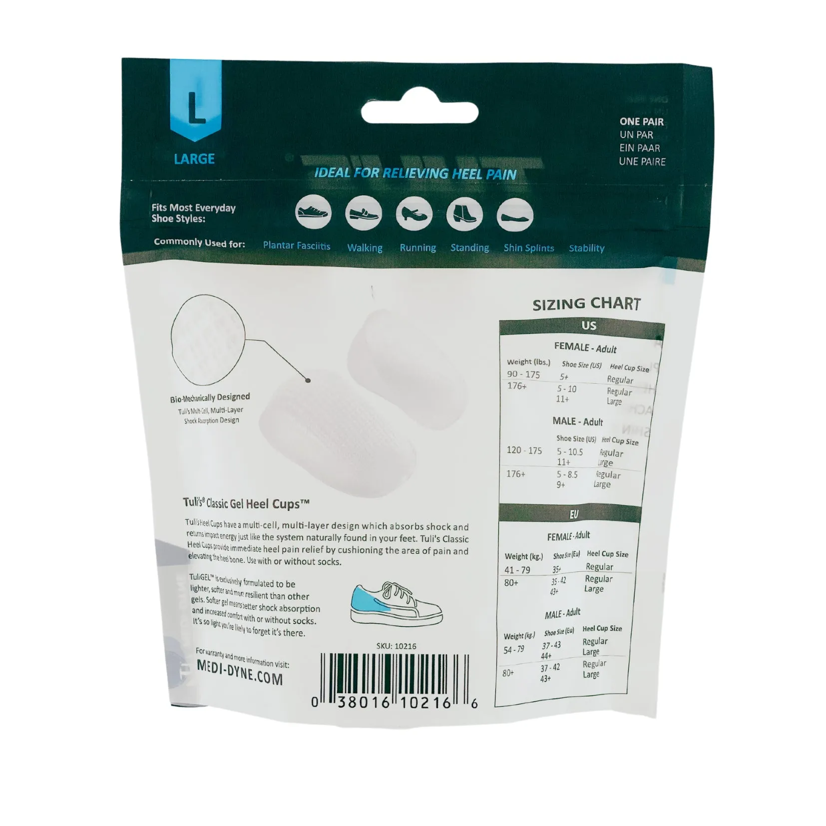 Classic Gel Heel Cups - Tuli's (1)