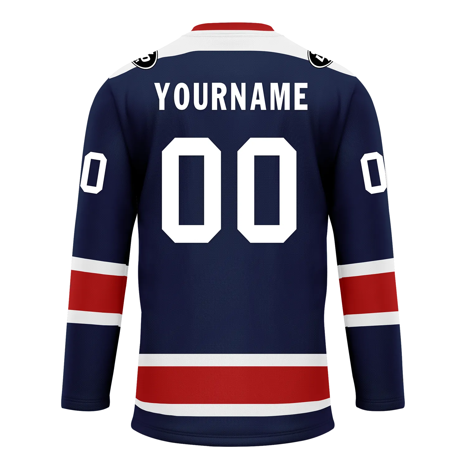Custom Blue Red Personalized Hockey Jersey HCKJ01-D0a70f0