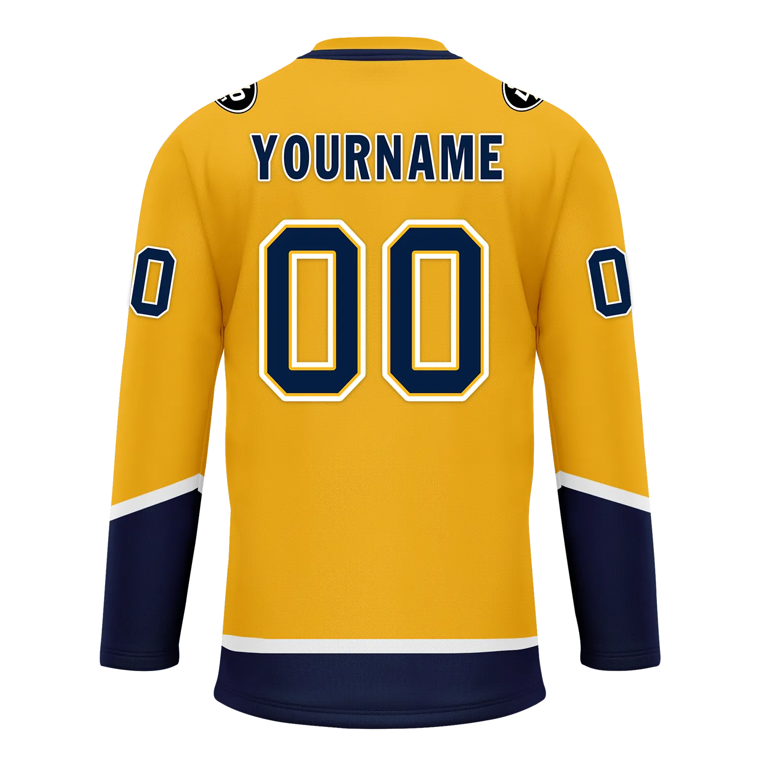 Custom Yellow Personalized Hockey Jersey HCKJ01-D0a70cb