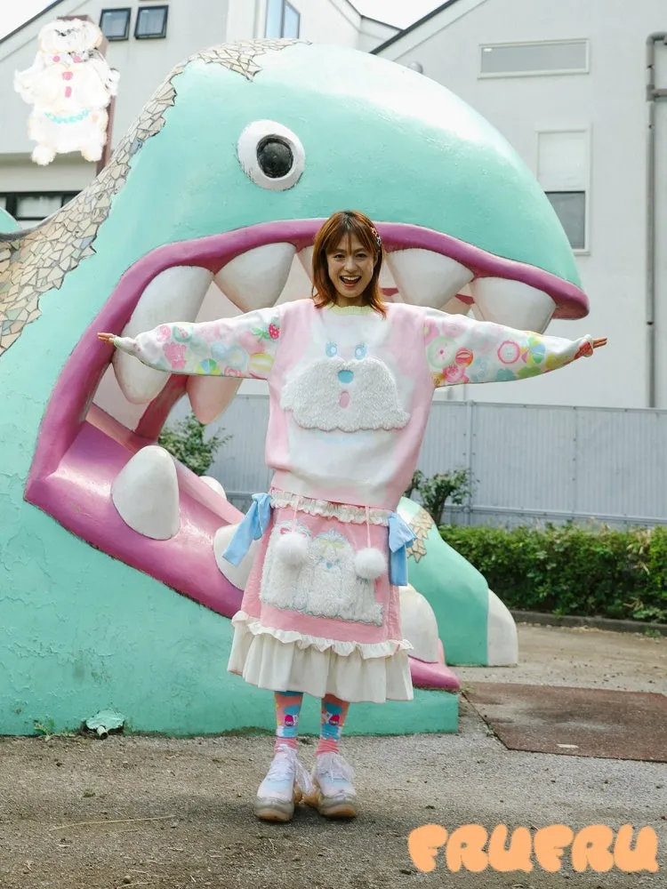 Cute Big Face Puppy Loose Sweat【s0000003431】