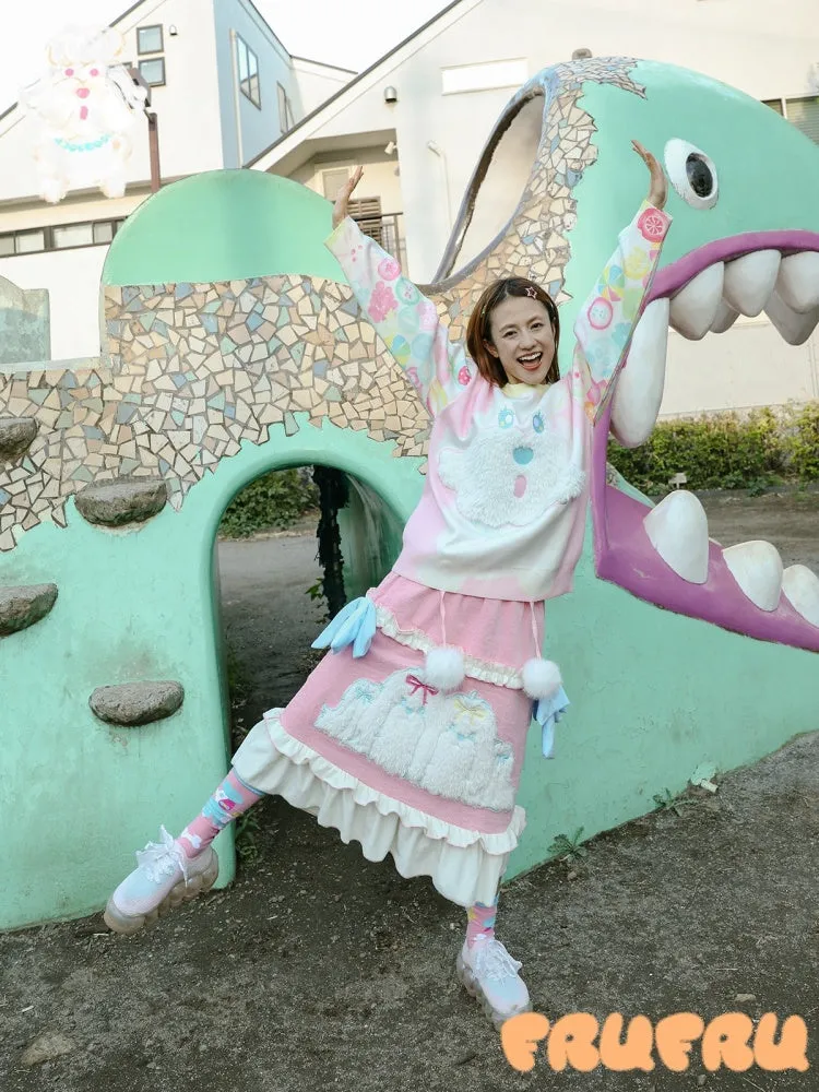 Cute Big Face Puppy Loose Sweat【s0000003431】