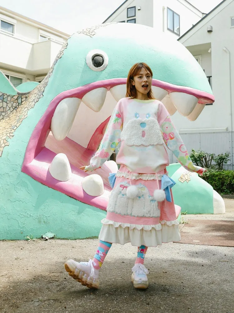 Cute Big Face Puppy Loose Sweat【s0000003431】
