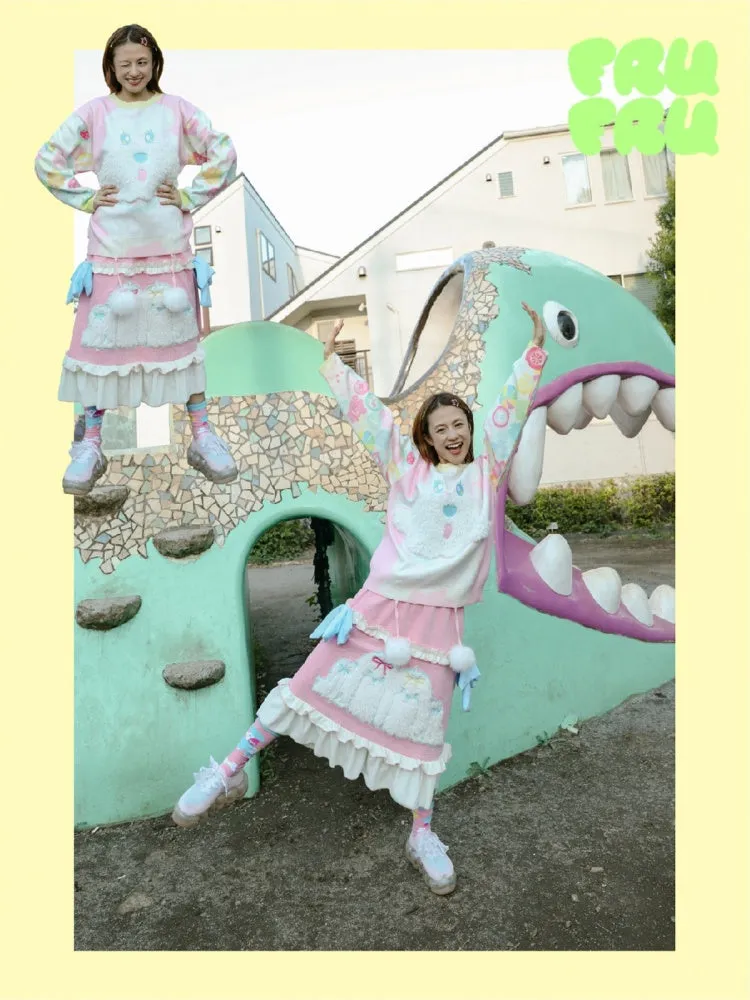 Cute Big Face Puppy Loose Sweat【s0000003431】