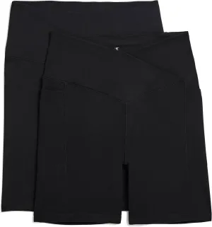 Danskin Women's 2-Pack 7" Active Bike Shorts