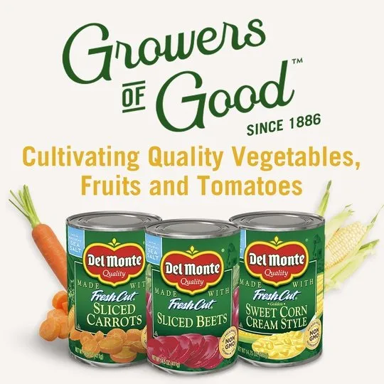 Del Monte Green Lima Beans Canned Vegetables, 8.5 oz Can