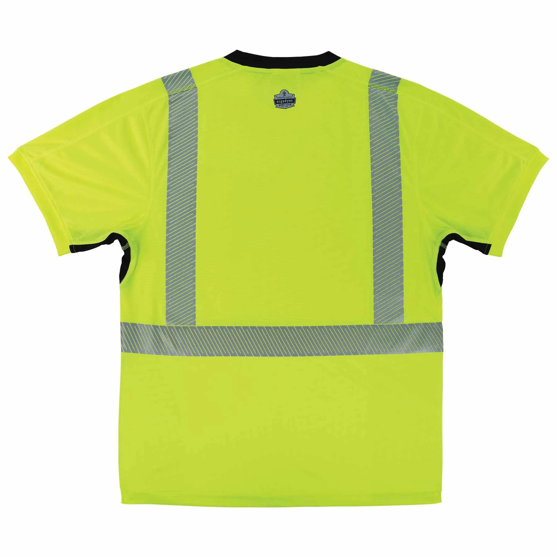 Ergodyne 23504 8283BK L Lime Class 2 Performance T-Shirt - Lightweight