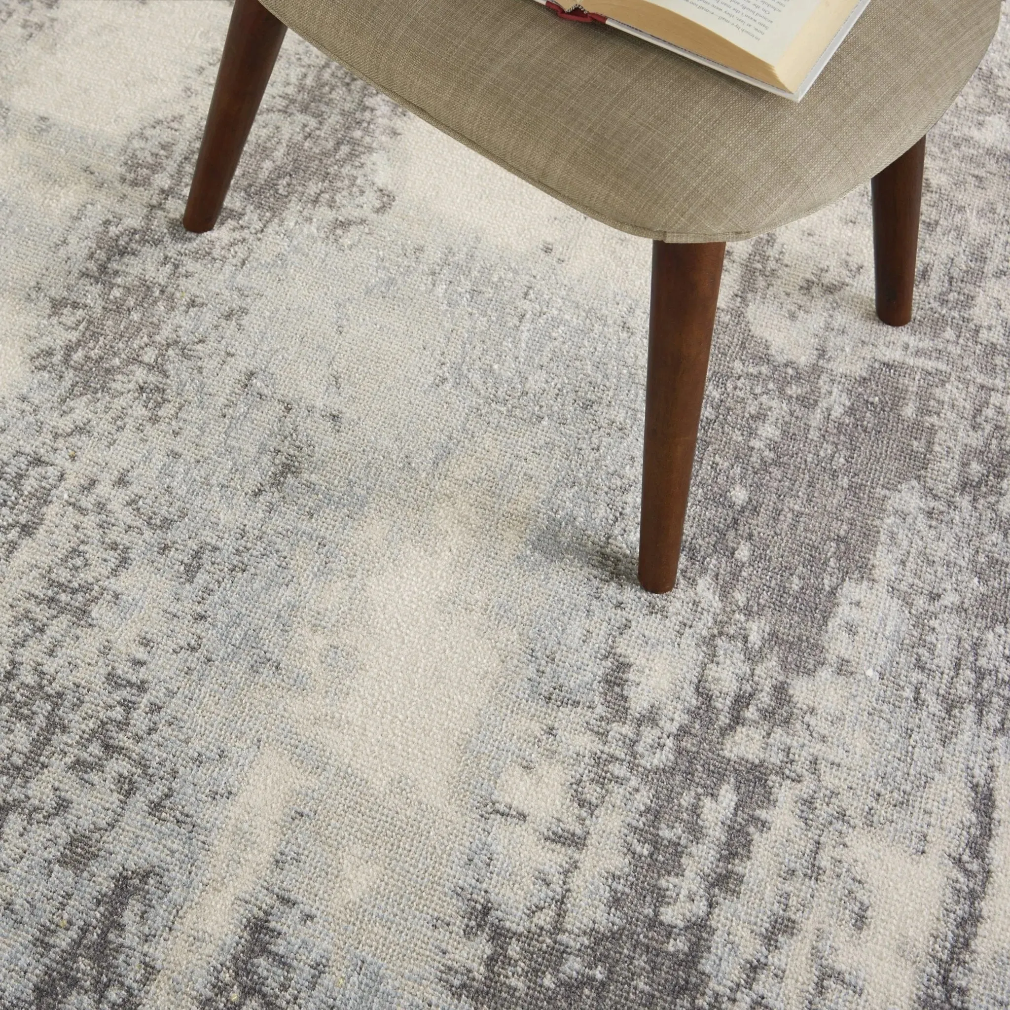Etchings ETC02 Grey/Light Blue Rug