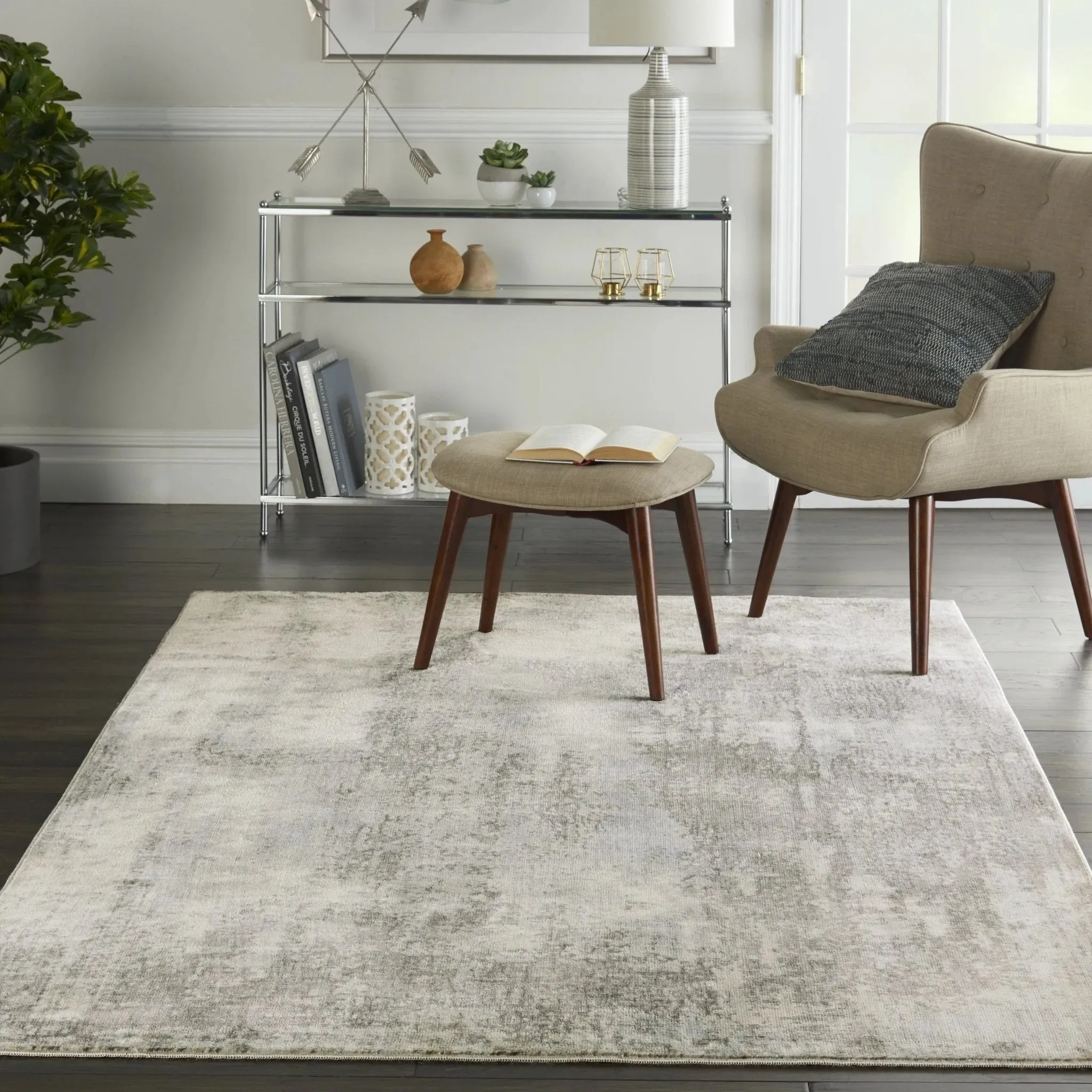 Etchings ETC02 Grey/Light Blue Rug