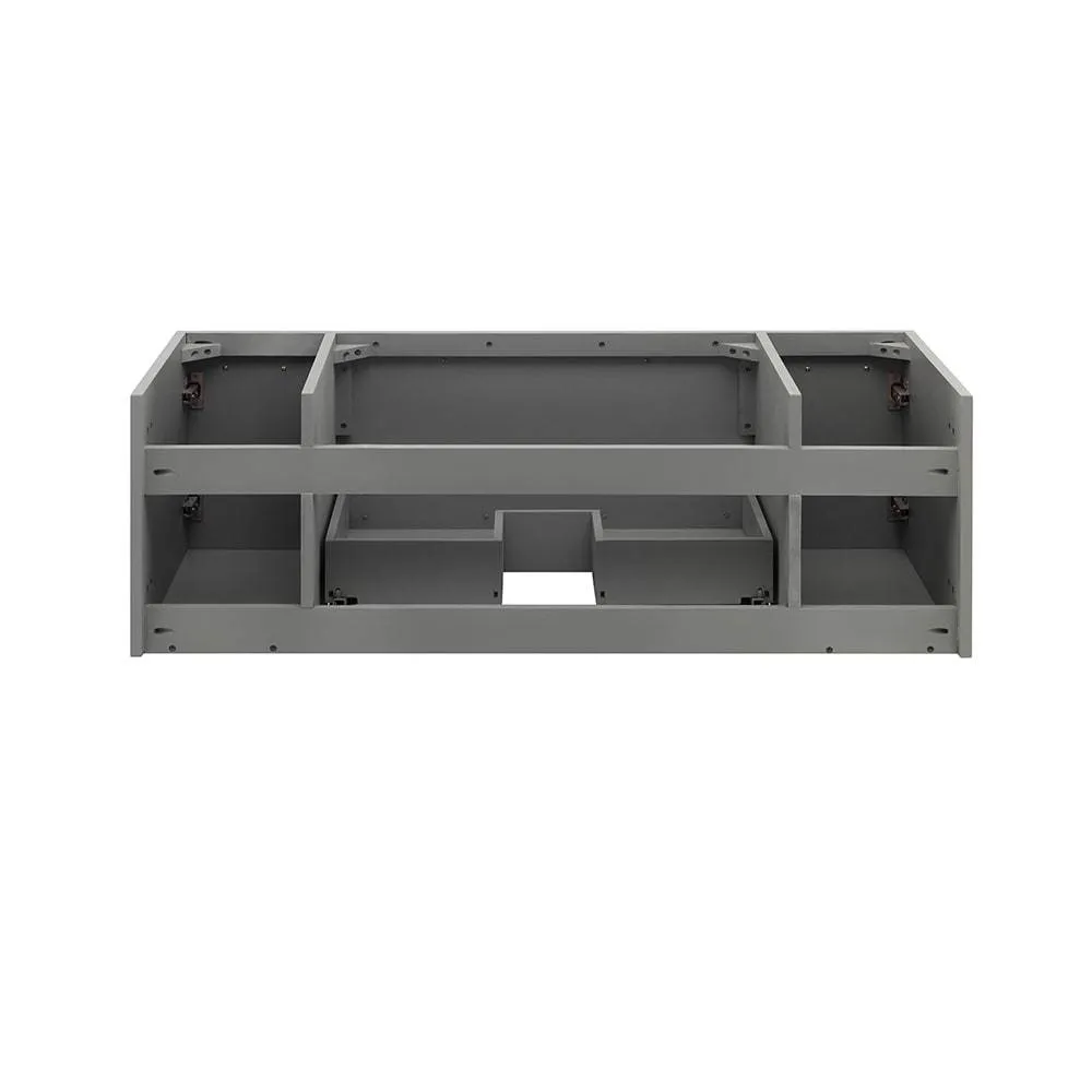 Fresca FCB6148GR-UNS Lucera 48" Gray Wall Hung Undermount Sink Modern Bathroom Cabinet
