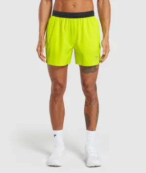 Gymshark Speed 5" Shorts - Fluo Speed Green