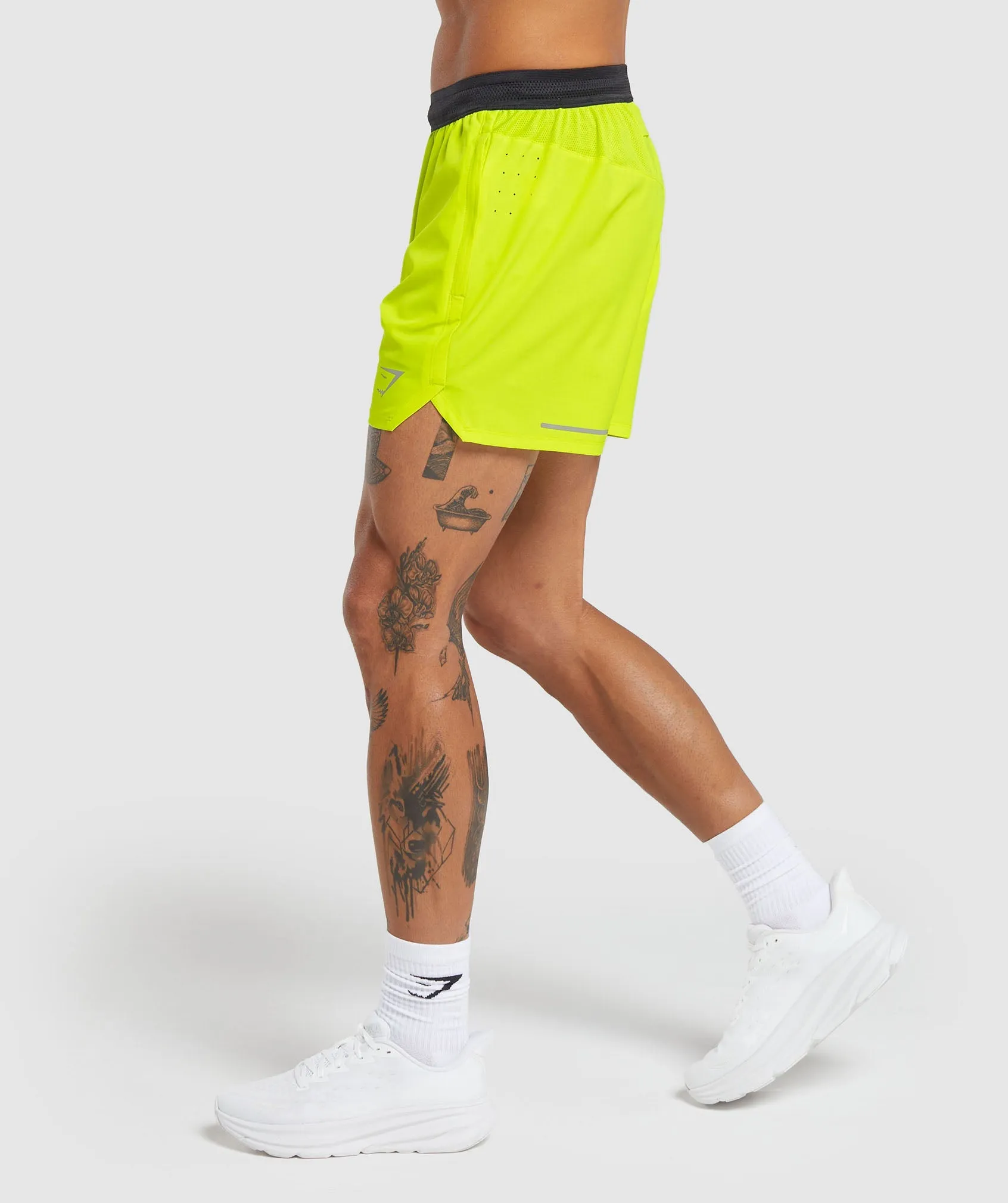 Gymshark Speed 5" Shorts - Fluo Speed Green