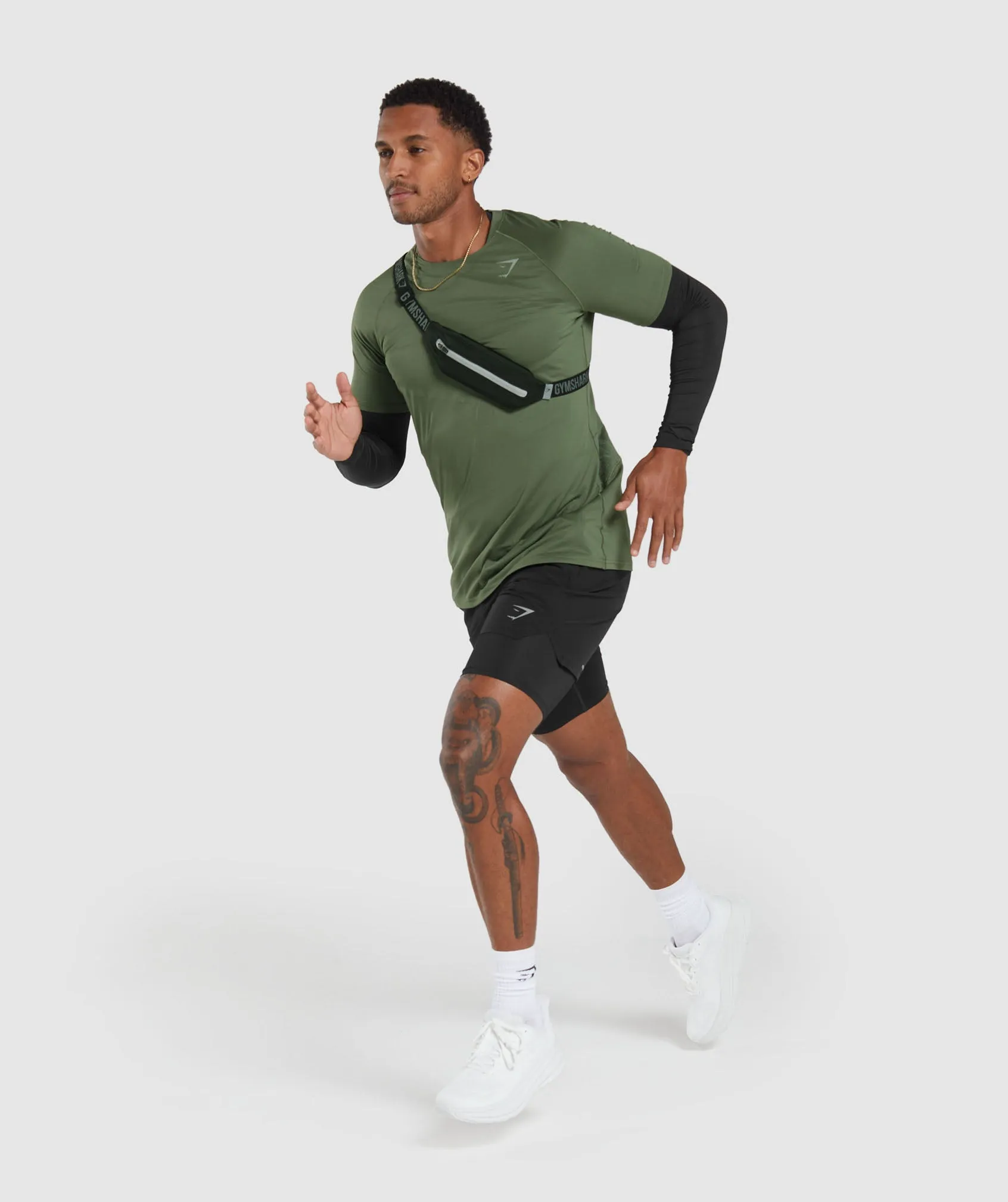 Gymshark Speed T-Shirt - Core Olive