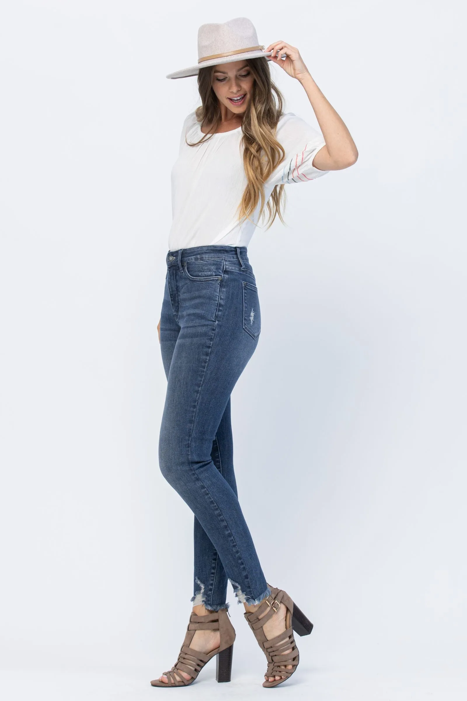 Judy Blue High Rise Tummy Control Skinny Denim 88425