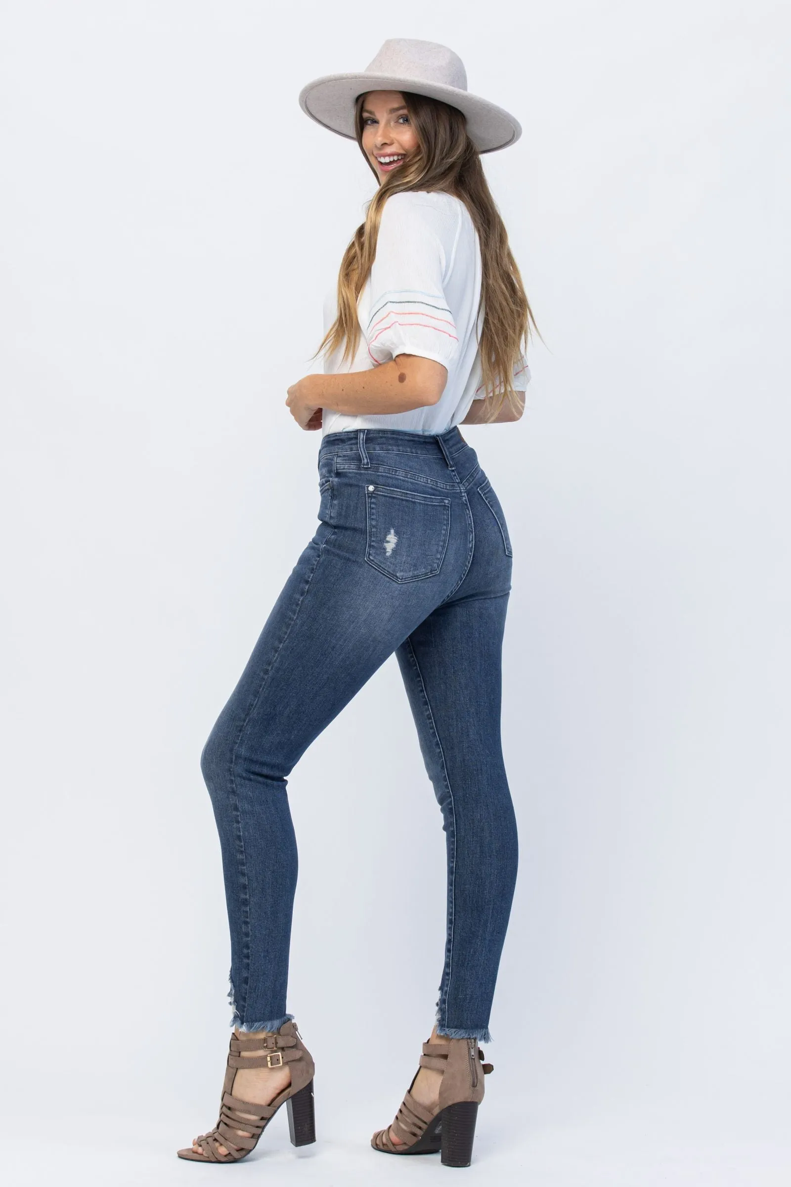 Judy Blue High Rise Tummy Control Skinny Denim 88425