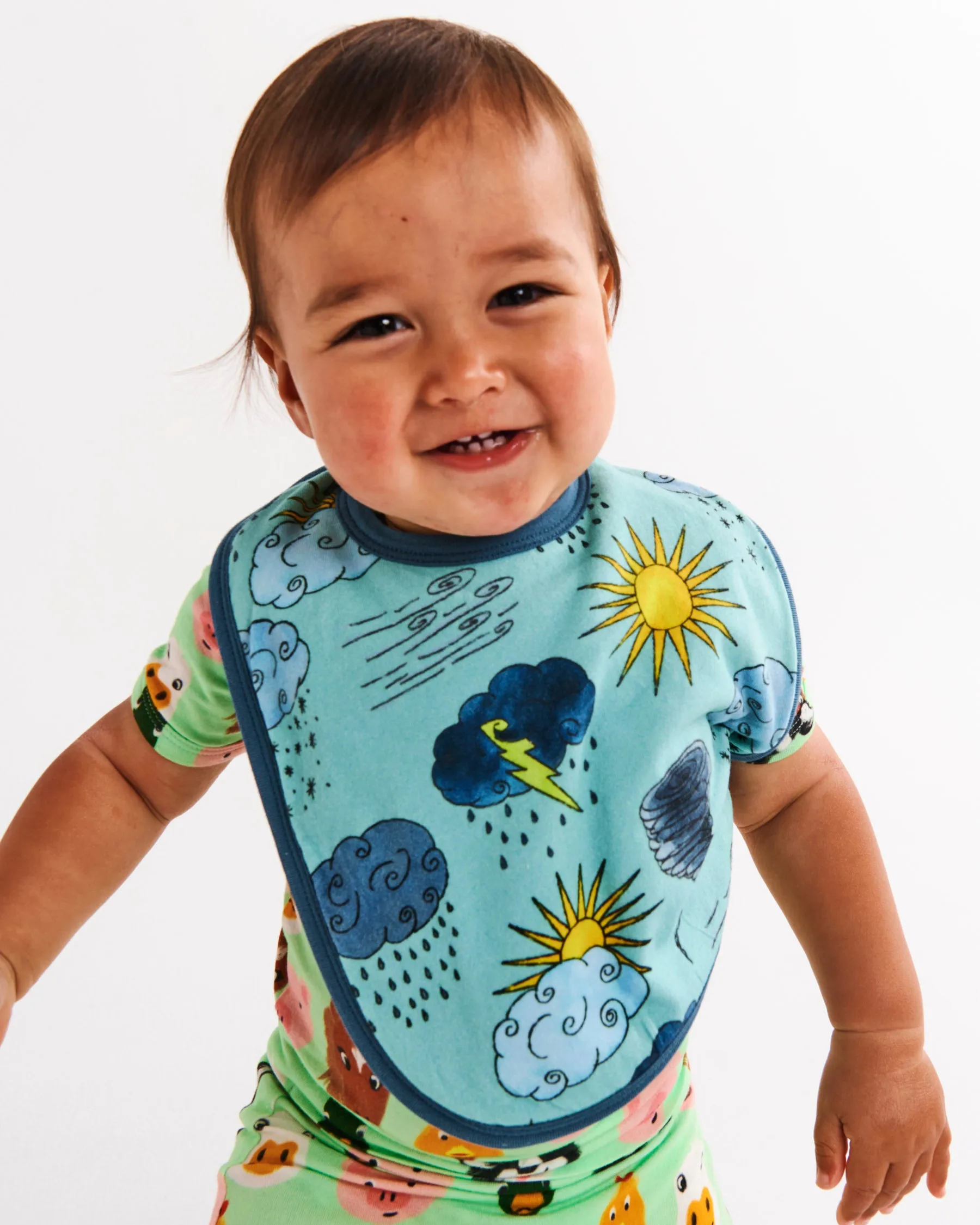 Kip & Co Weather Report Organic Cotton Bib