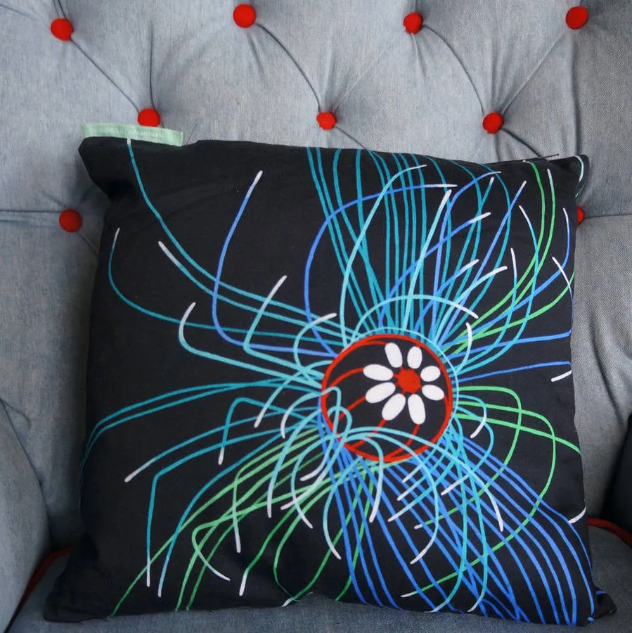 Luxury Cushion Cover - Ultraviolet Jellyfish Art Print