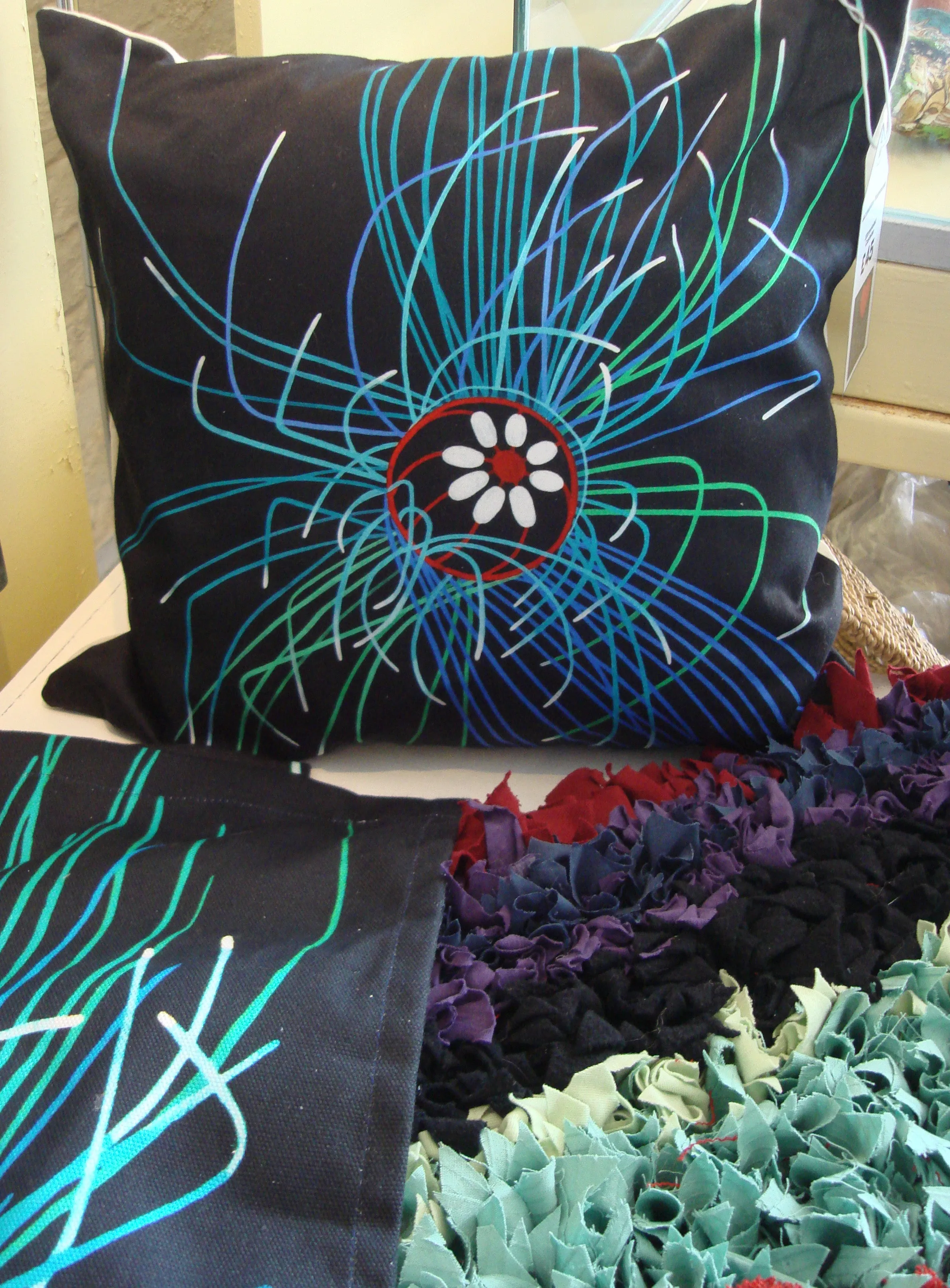 Luxury Cushion Cover - Ultraviolet Jellyfish Art Print