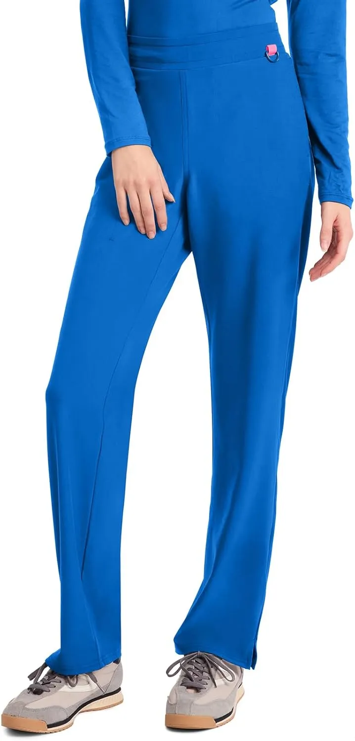 Med Couture Scrub Pants for Women Straight Leg Pull-On Pant with 4 Pockets Moisture Wicking & 360 Stretch - MC103