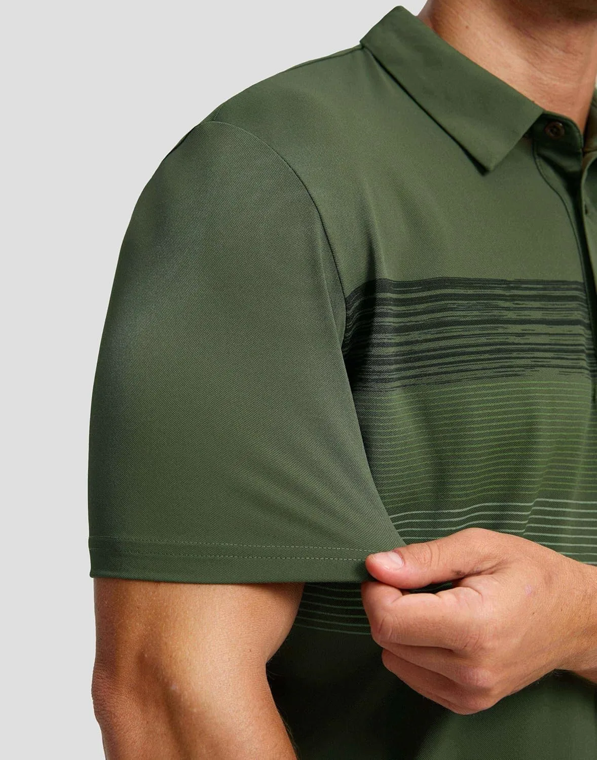Men's Golf Shirts Dry Fit Moisture Wicking Performance Short Sleeve Collared Polo Shirts for Casual Athletic Business