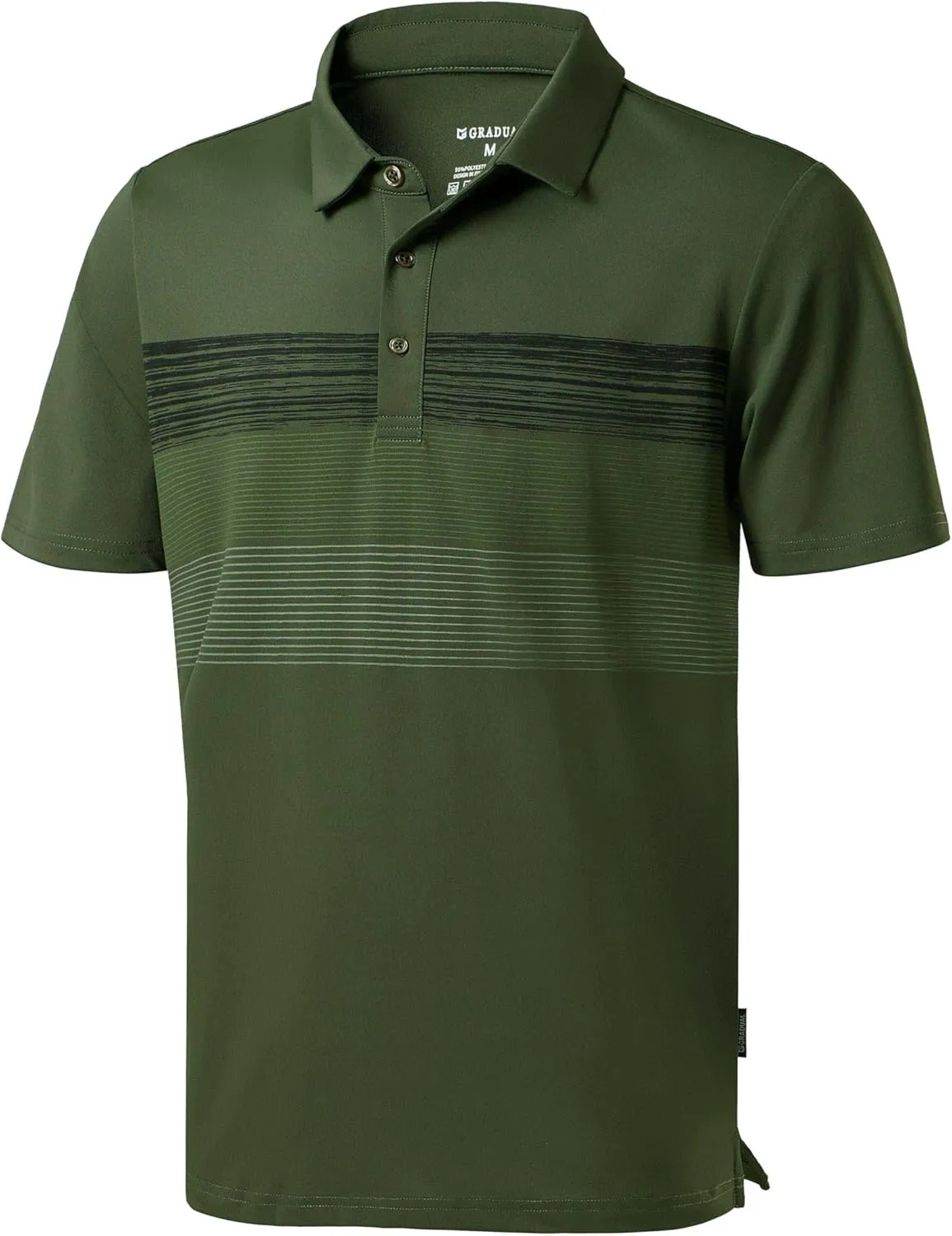 Men's Golf Shirts Dry Fit Moisture Wicking Performance Short Sleeve Collared Polo Shirts for Casual Athletic Business